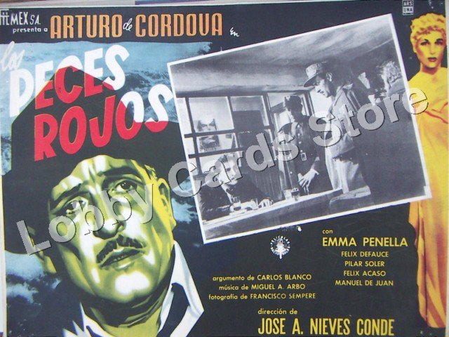 ARTURO DE CORDOVA/LOS PECES ROJOS